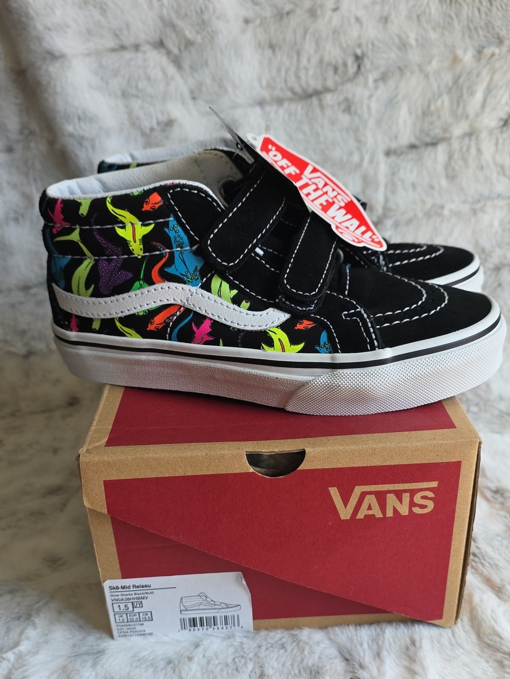 Vans glow in the dark off the wall shoe for Kidd